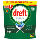 Dreft All-in-One Platinum Plus Vaatwastabletten Regular 33 vaatwasbeurten